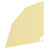 Balkong privat skjerm sand 210 x 210 cm stoff