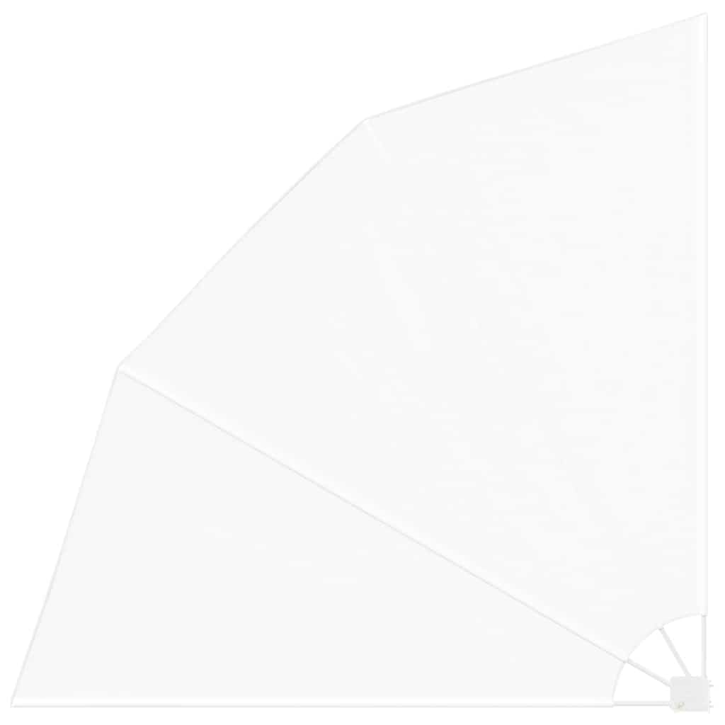 Balkong privat skjerm Hvit 210 x 210 cm stoff