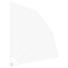 Balkong privat skjerm Hvit 210 x 210 cm stoff