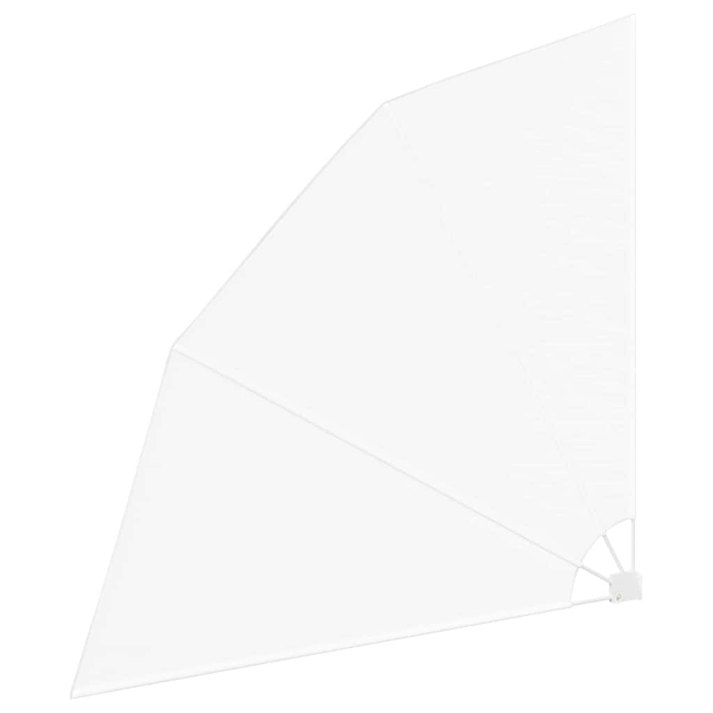 Balkong privat skjerm Hvit 210 x 210 cm stoff