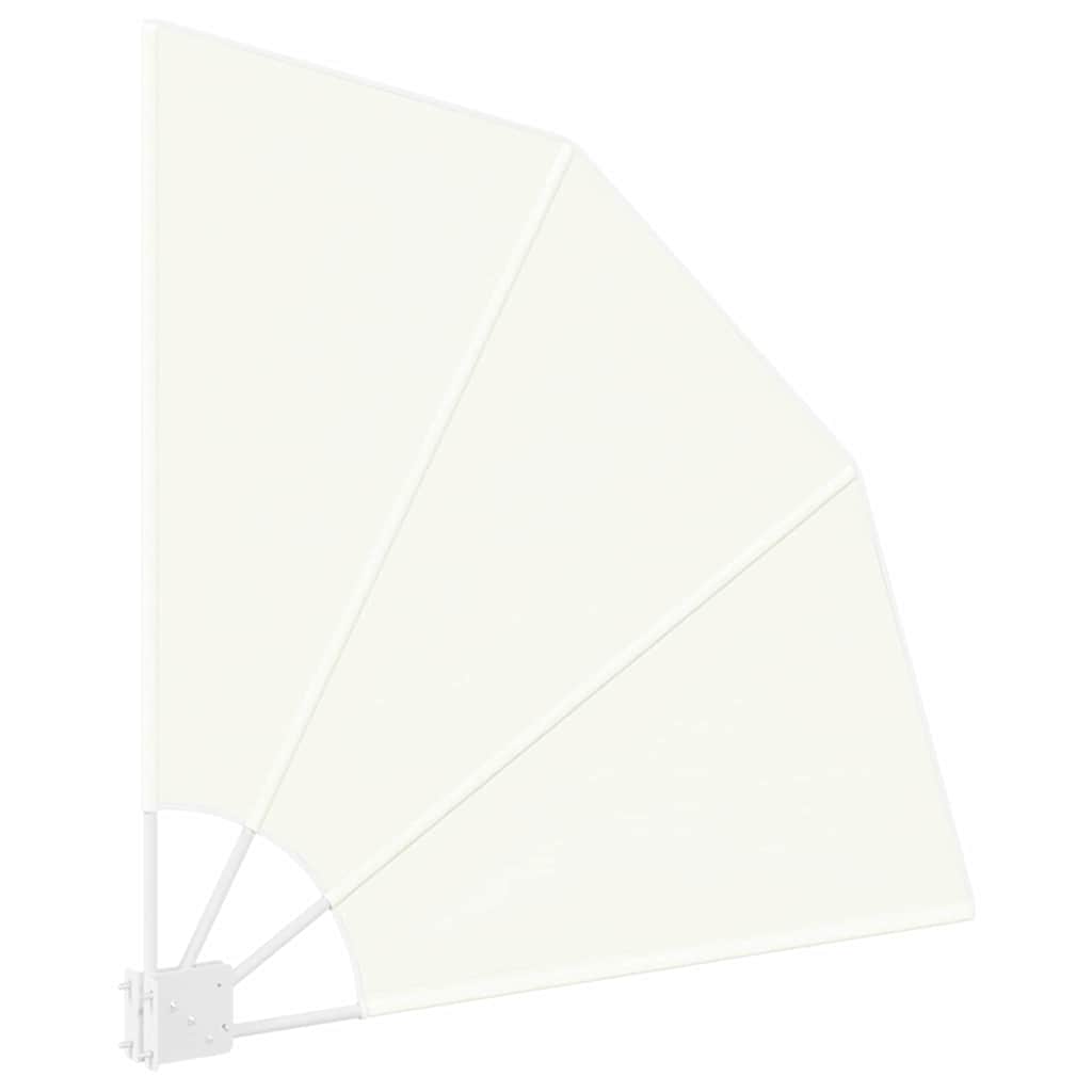 Balkong privat skjerm Krem 115 x 115 cm stoff