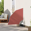Balkong privat skjerm Terrakotta 115 x 115 cm stoff
