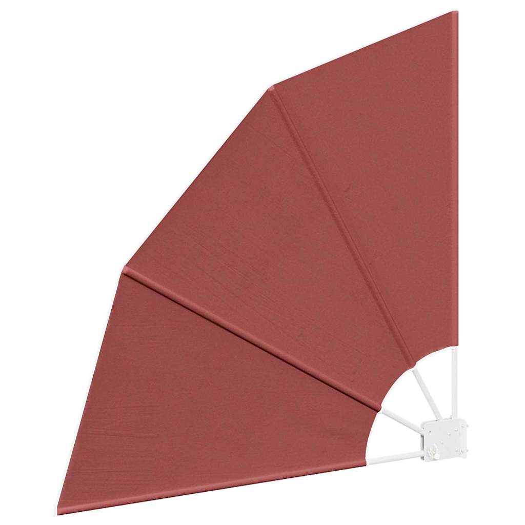 Balkong privat skjerm Terrakotta 115 x 115 cm stoff