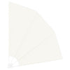 Balkong privat skjerm Krem 160 x 160 cm stoff