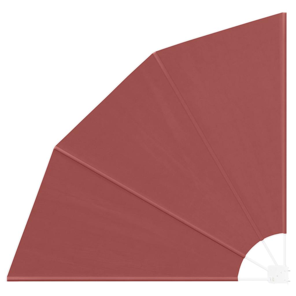 Balkong privat skjerm Terrakotta 160 x 160 cm stoff