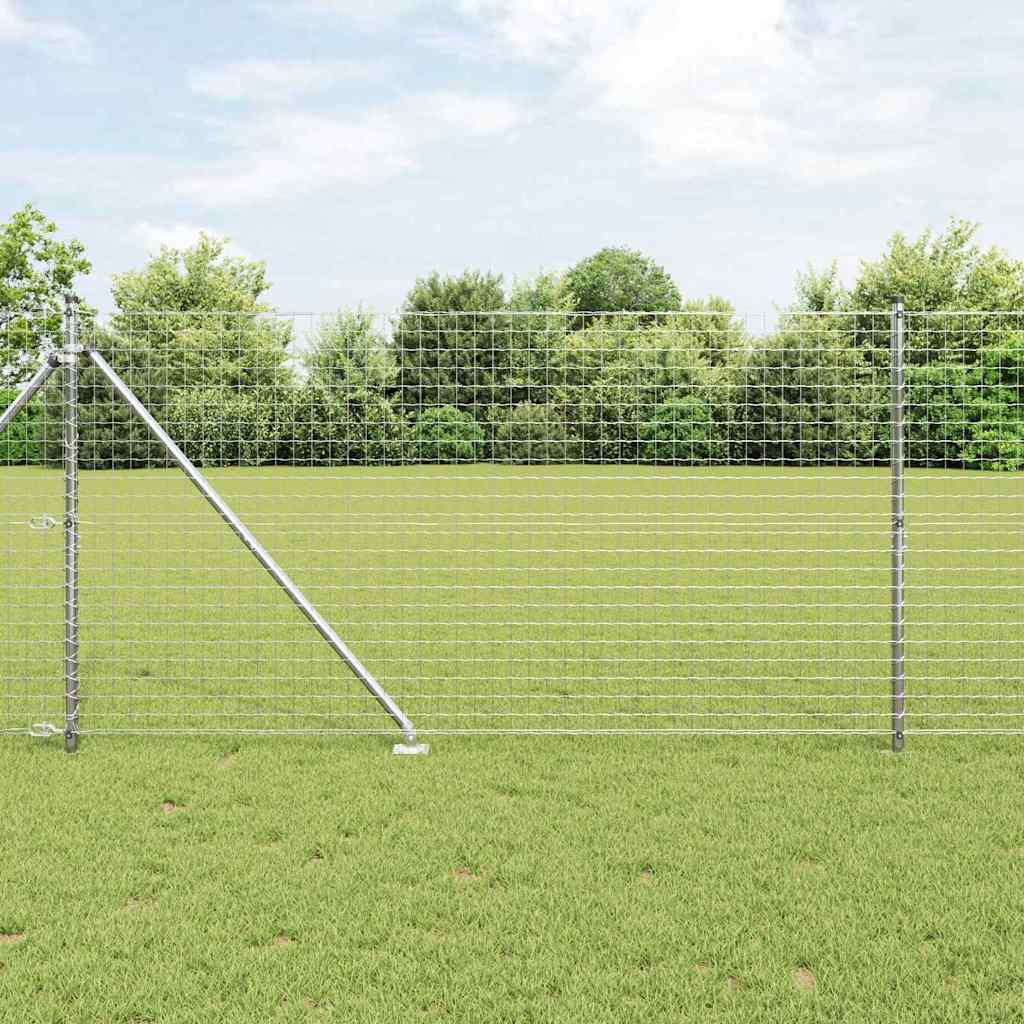 Gjerdepunkter Manual 13 pcs sølv Ø32mm 140 cm Galvanisert stål