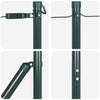 Gjerdepunkter Manual 13 pcs grønn Ø32mm 160 cm Galvanisert stål