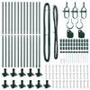 Gjerdepunkter Manual 13 pcs grønn Ø32mm 160 cm Galvanisert stål