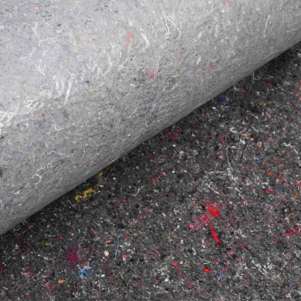 Damfleece Grå 1 x 10 m Polyester og bomull