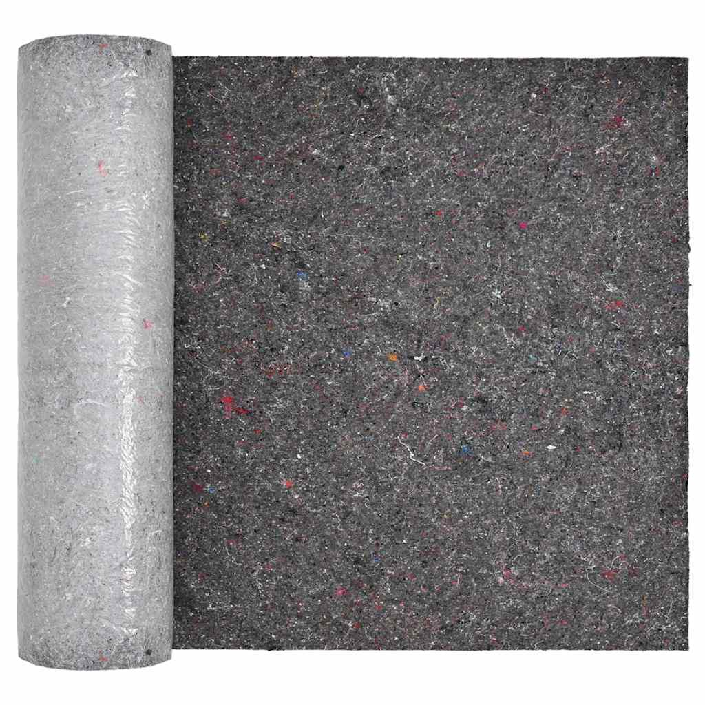 Damfleece Grå 1 x 10 m Polyester og bomull