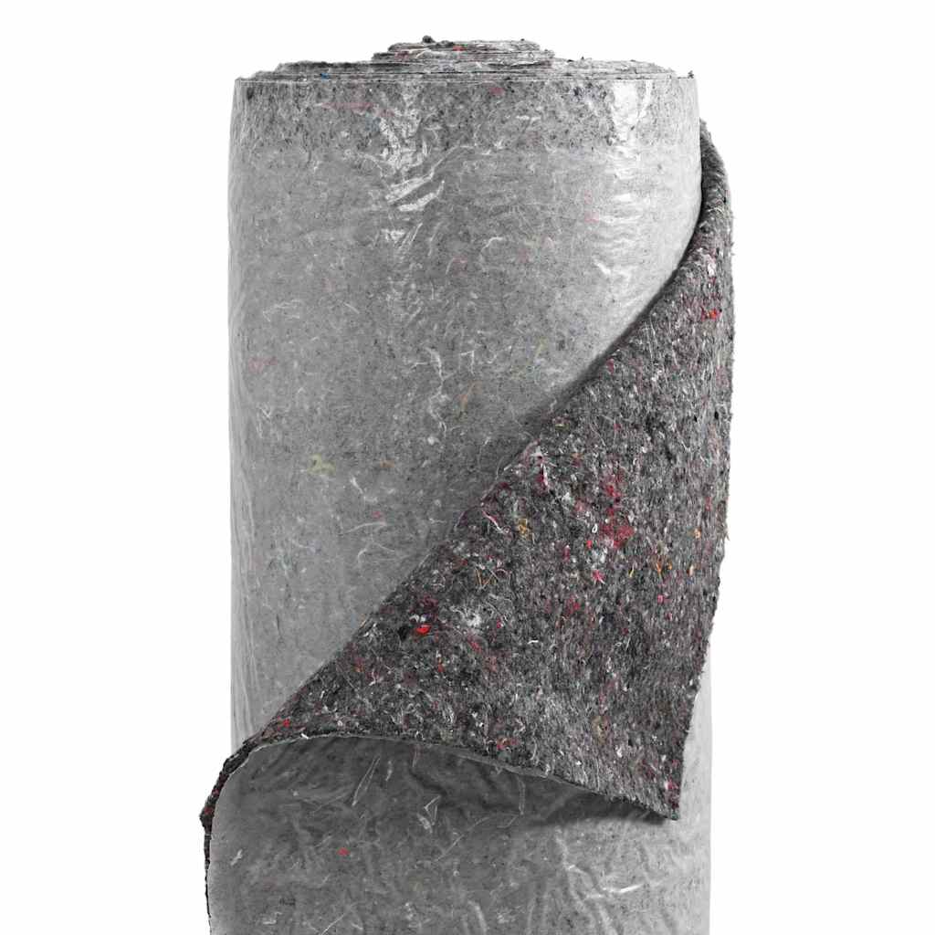 Damfleece Grå 1 x 25 m Polyester og bomull