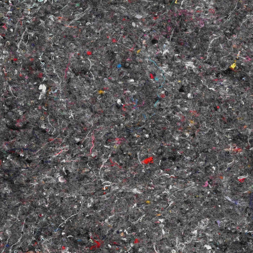 Damfleece Grå 1 x 10 m Polyester og bomull