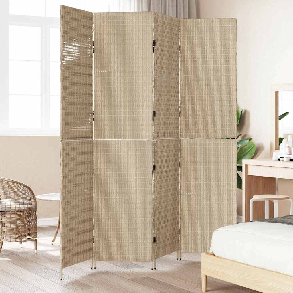Romdeler Beige 195 x 180 cm polyrotting