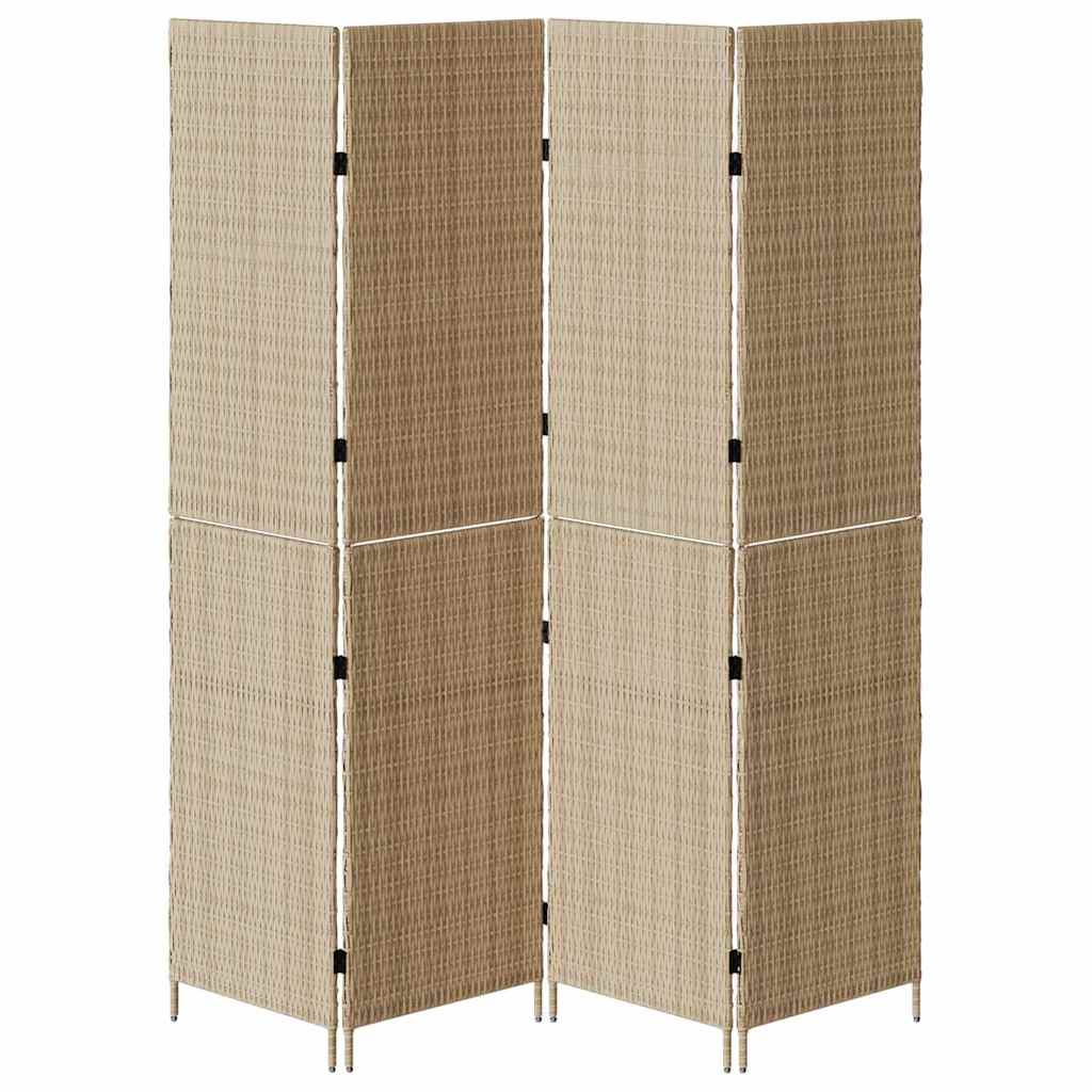 Romdeler Beige 195 x 180 cm polyrotting