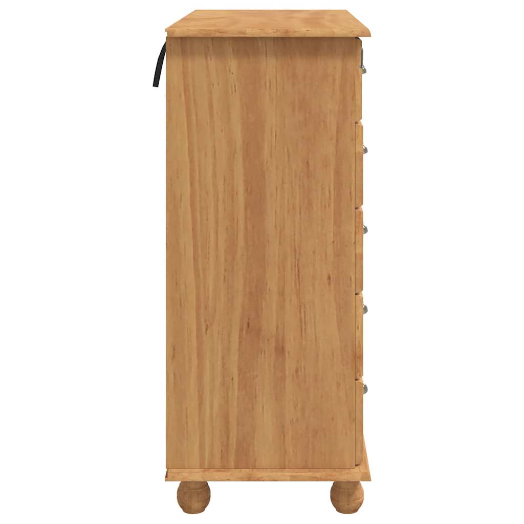 Skap med skuffer ASKIM Brun 91 x 40 x 95,5 cm Massiv furu
