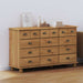 Skap med skuffer ASKIM Brun 79 x 40 x 133,5 cm Massiv furu
