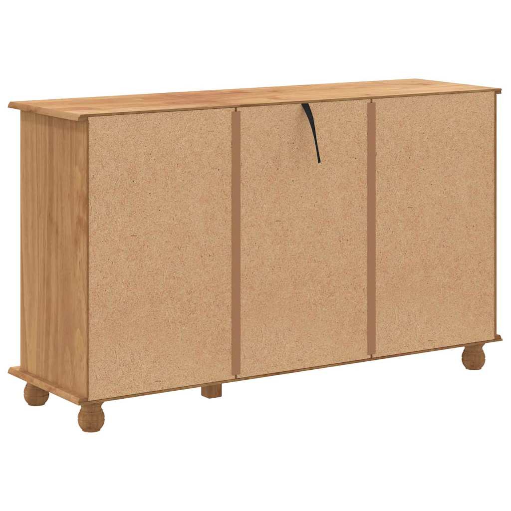Skap med skuffer ASKIM Brun 79 x 40 x 133,5 cm Massiv furu