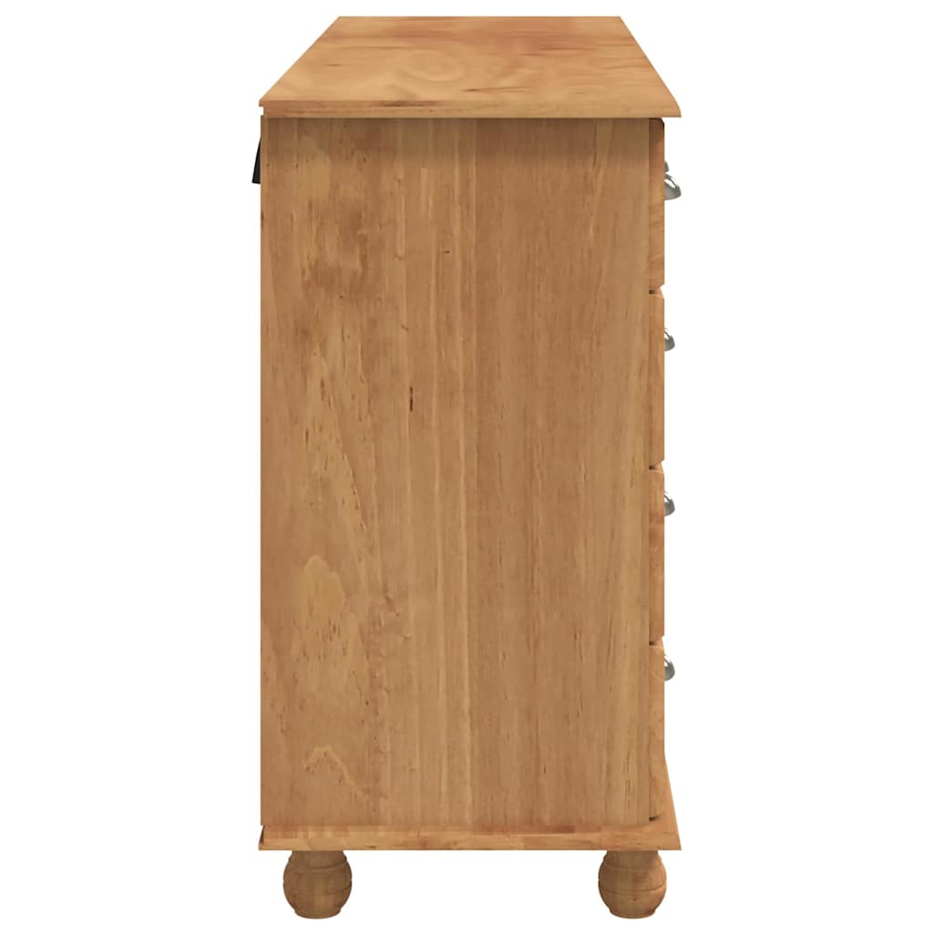 Skap med skuffer ASKIM Brun 79 x 40 x 133,5 cm Massiv furu