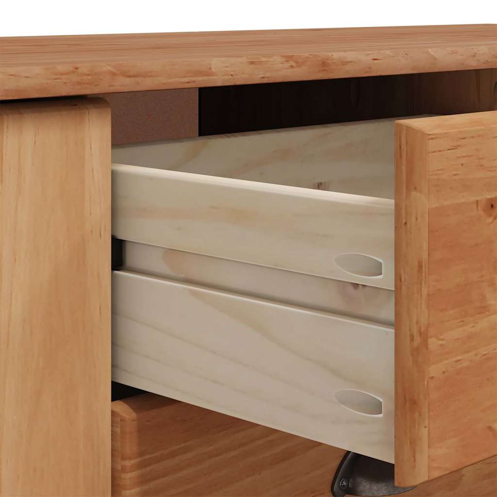 Serviesskap med skuff ASKIM 133,5 x 40 x 79 cm Heltre furu
