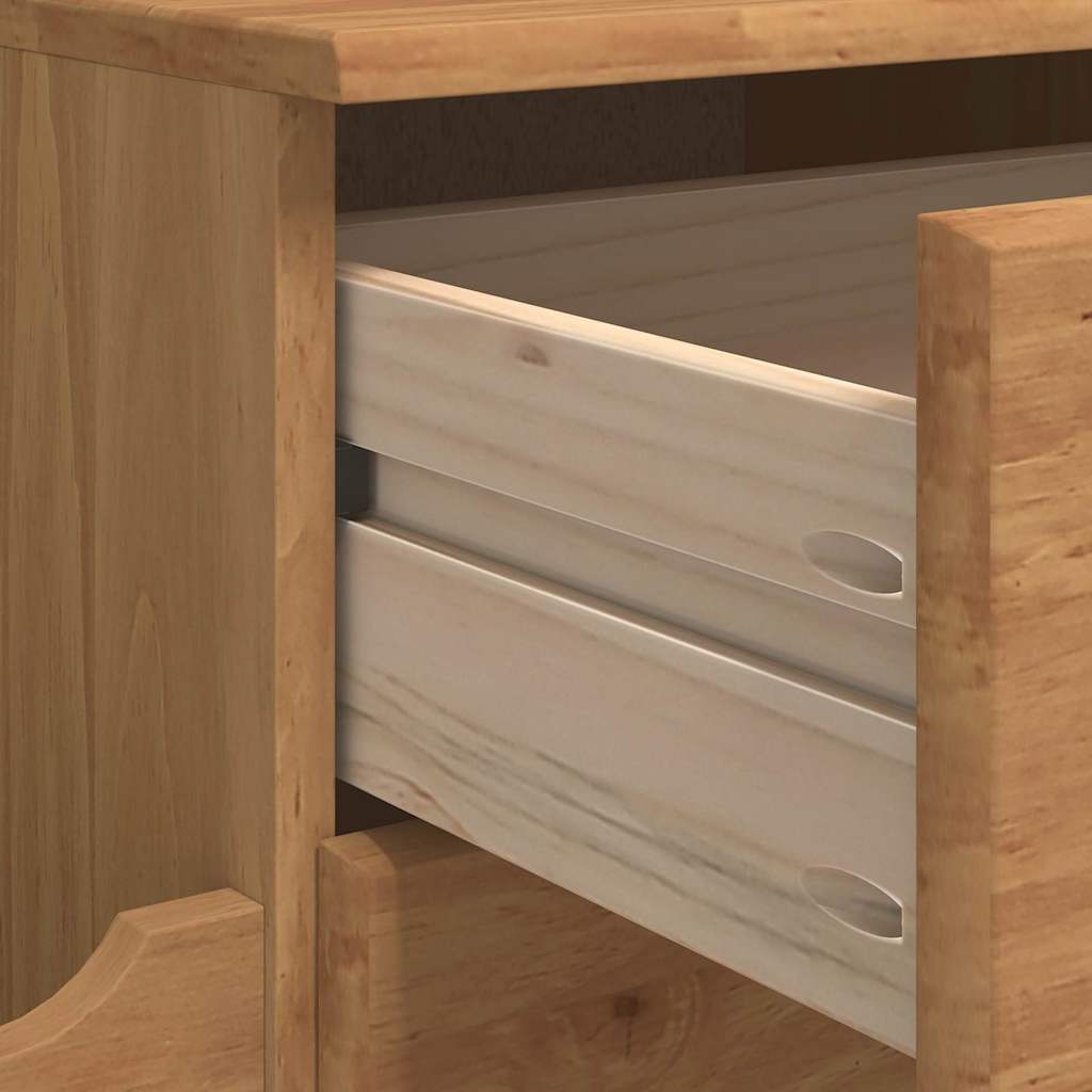 Oppbevaringsbenk ASKIM Brun 100 x 39 x 62 cm Massiv furu