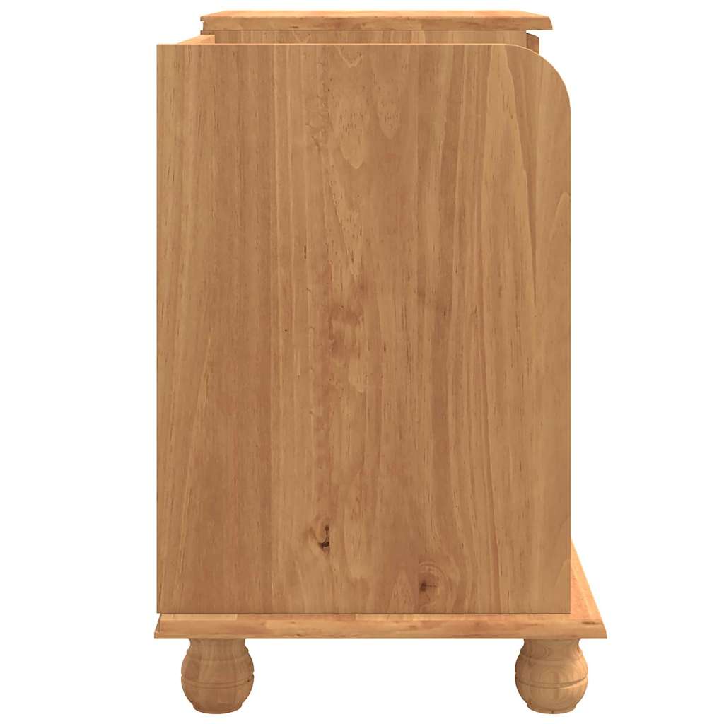 Oppbevaringsbenk ASKIM Brun 100 x 39 x 62 cm Massiv furu