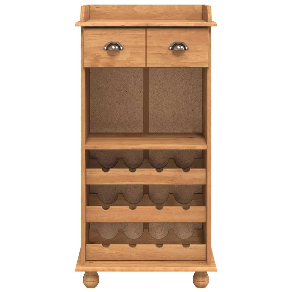 Vinskap ASKIM Honningvoks 57 x 37 x 114 cm Massiv furu