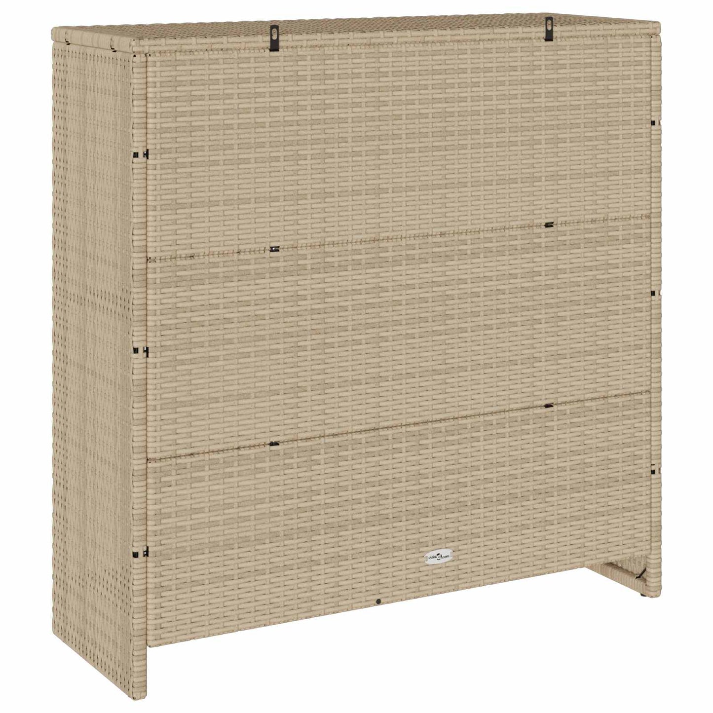 Oppbevaringsskap med hylle Beige 100 x 36 x 102 cm Rotting