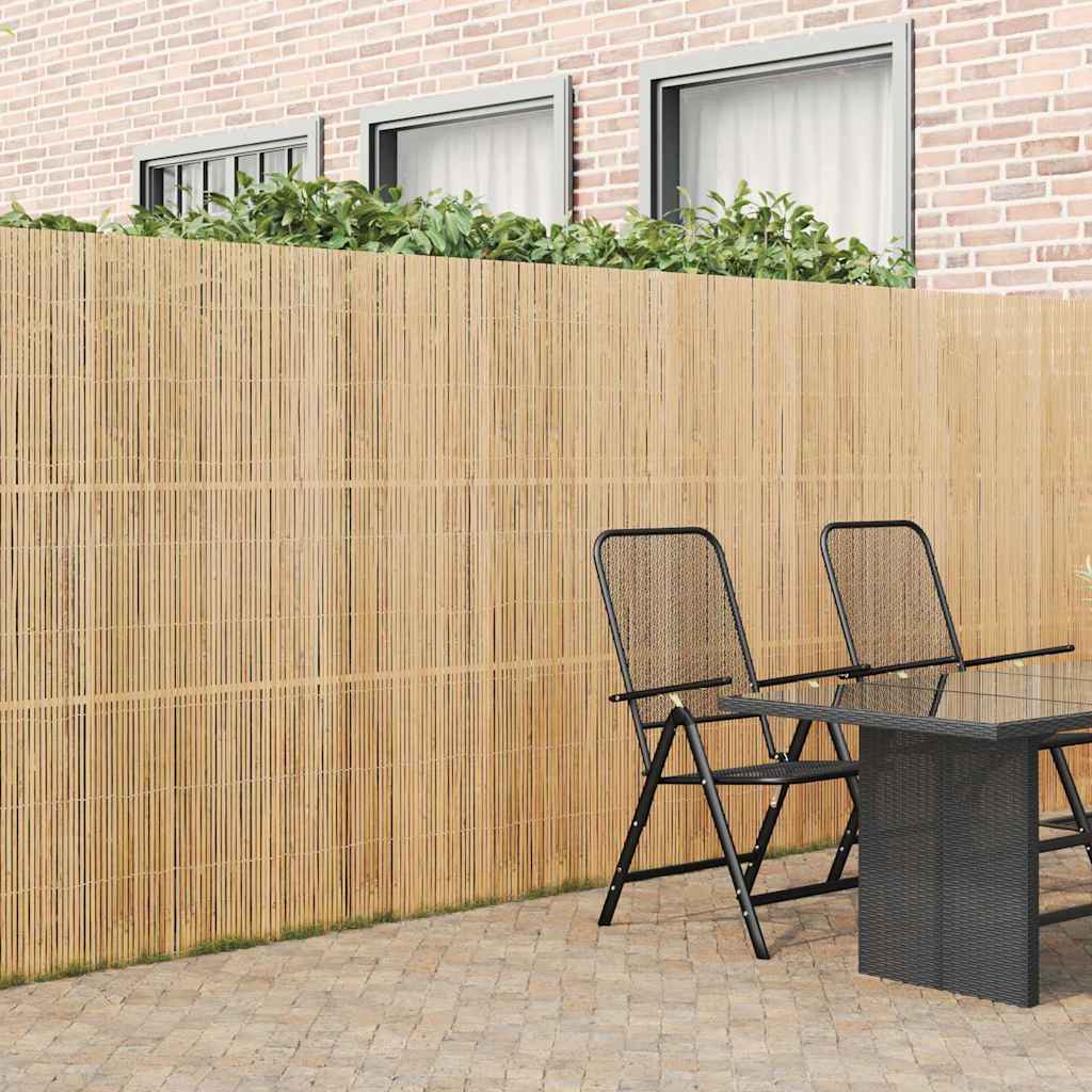 Bambusgjerde Naturlig 400 x 180 cm Bambus