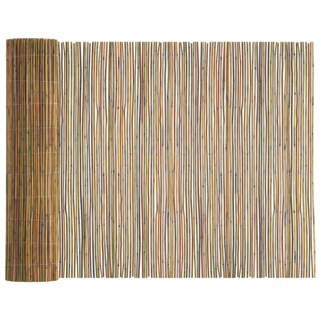 Bambusgjerde Naturlig 400 x 150 cm Bambus vidaXL