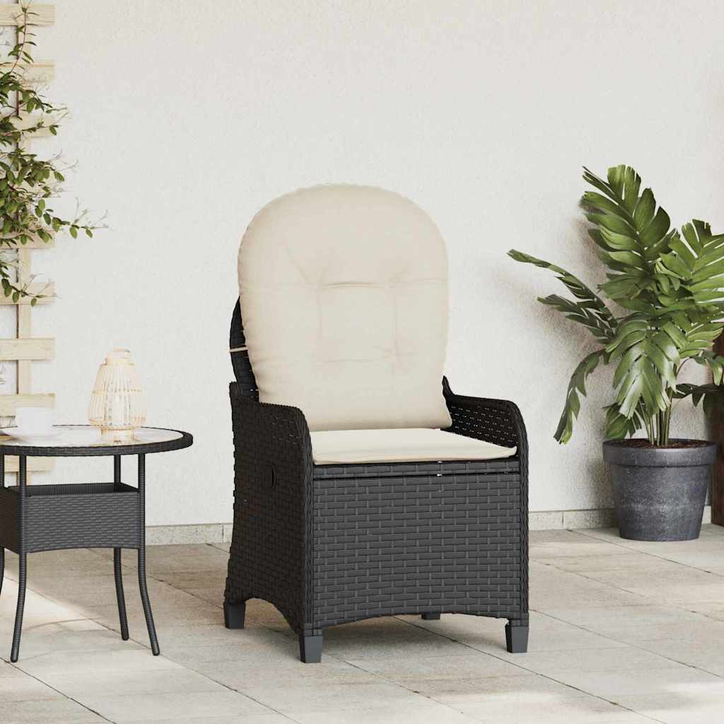 Reclinerstol Svart 56 x 66 x 95cm polyrotting