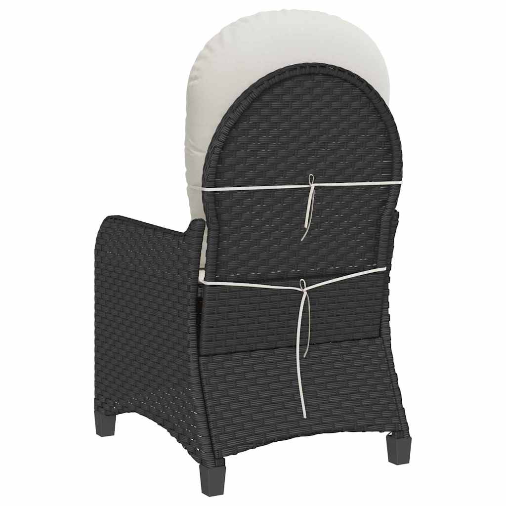 Reclinerstol Svart 56 x 66 x 95cm polyrotting