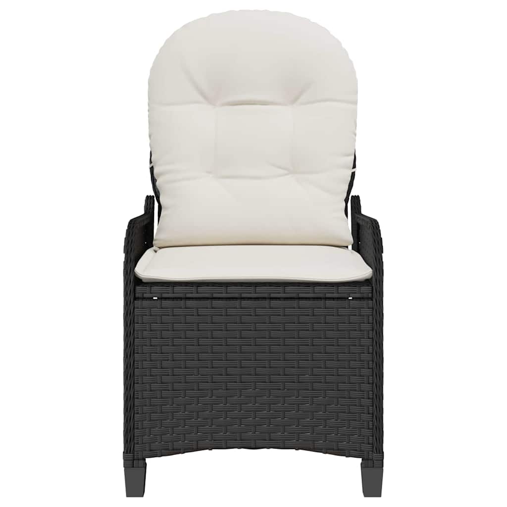 Reclinerstol Svart 56 x 66 x 95cm polyrotting