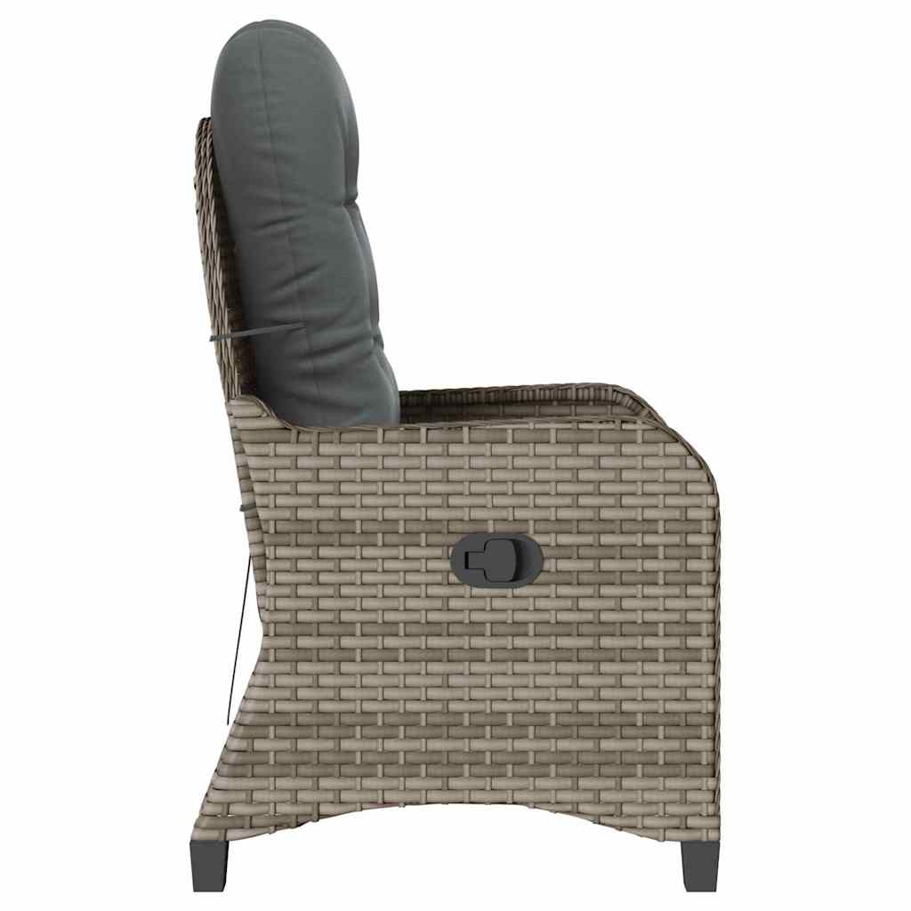 Reclinerstol Grå 56 x 66 x 95cm polyrotting