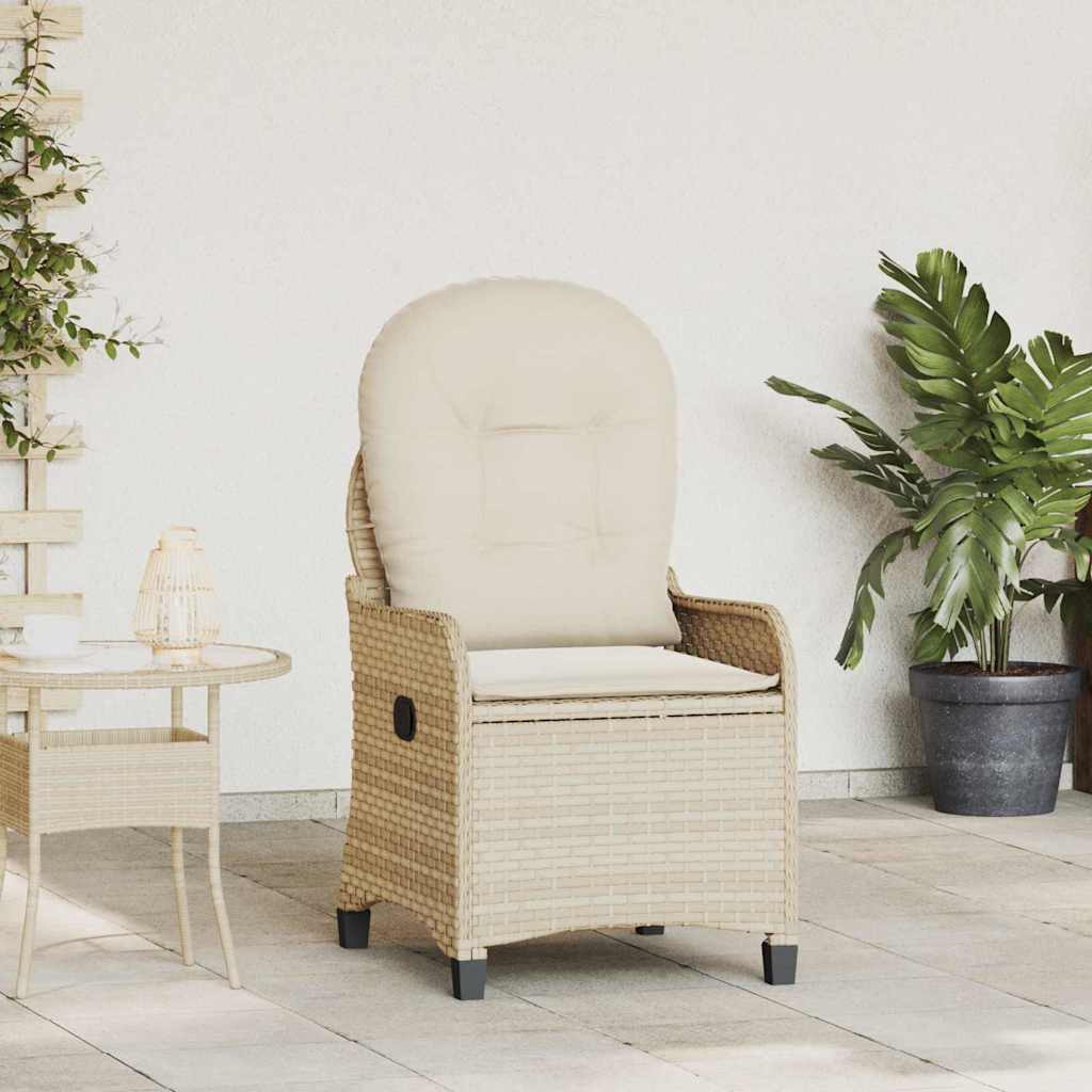 Reclinerstol Beige 56 x 66 x 95cm polyrotting