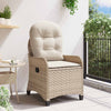 Reclinerstol Beige 56 x 66 x 95cm polyrotting