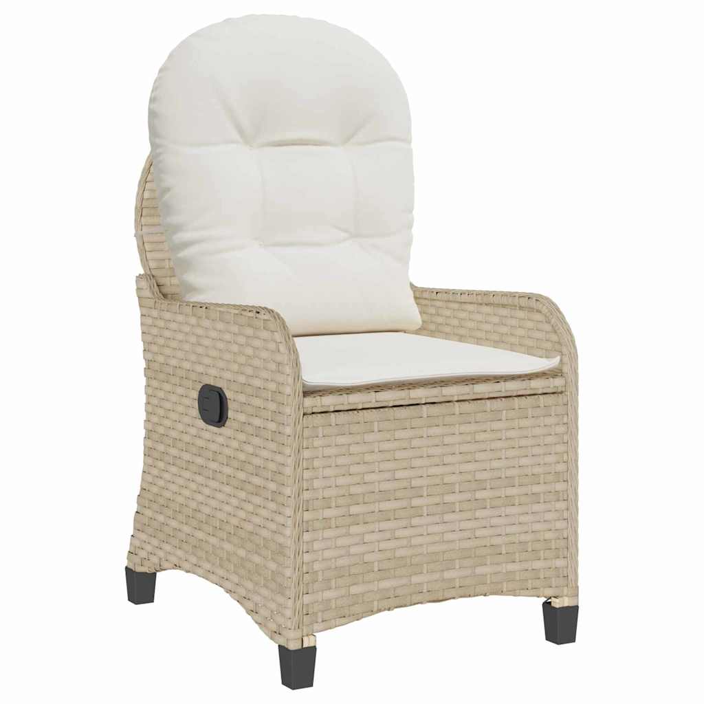 Reclinerstol Beige 56 x 66 x 95cm polyrotting