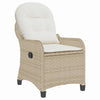 Reclinerstol Beige 56 x 66 x 95cm polyrotting
