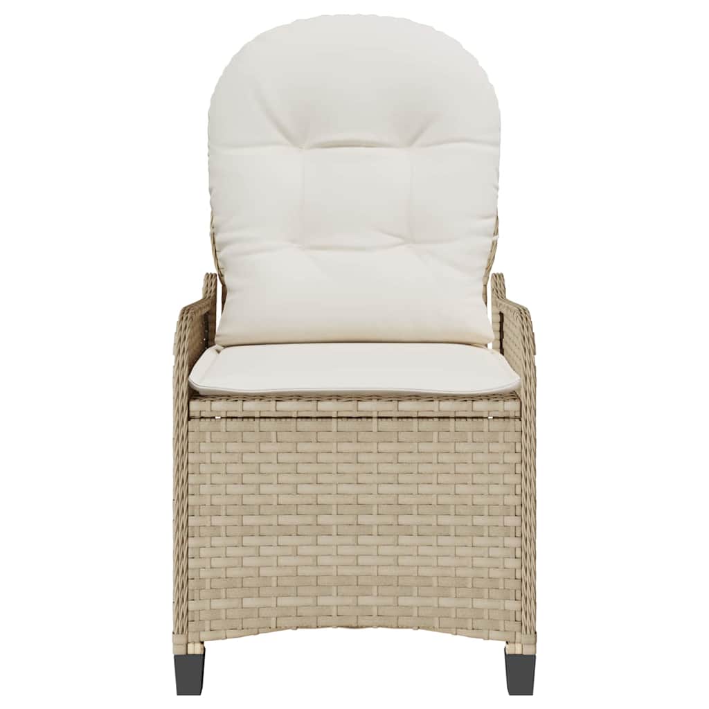 Reclinerstol Beige 56 x 66 x 95cm polyrotting