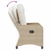 Reclinerstol Beige 56 x 66 x 95cm polyrotting