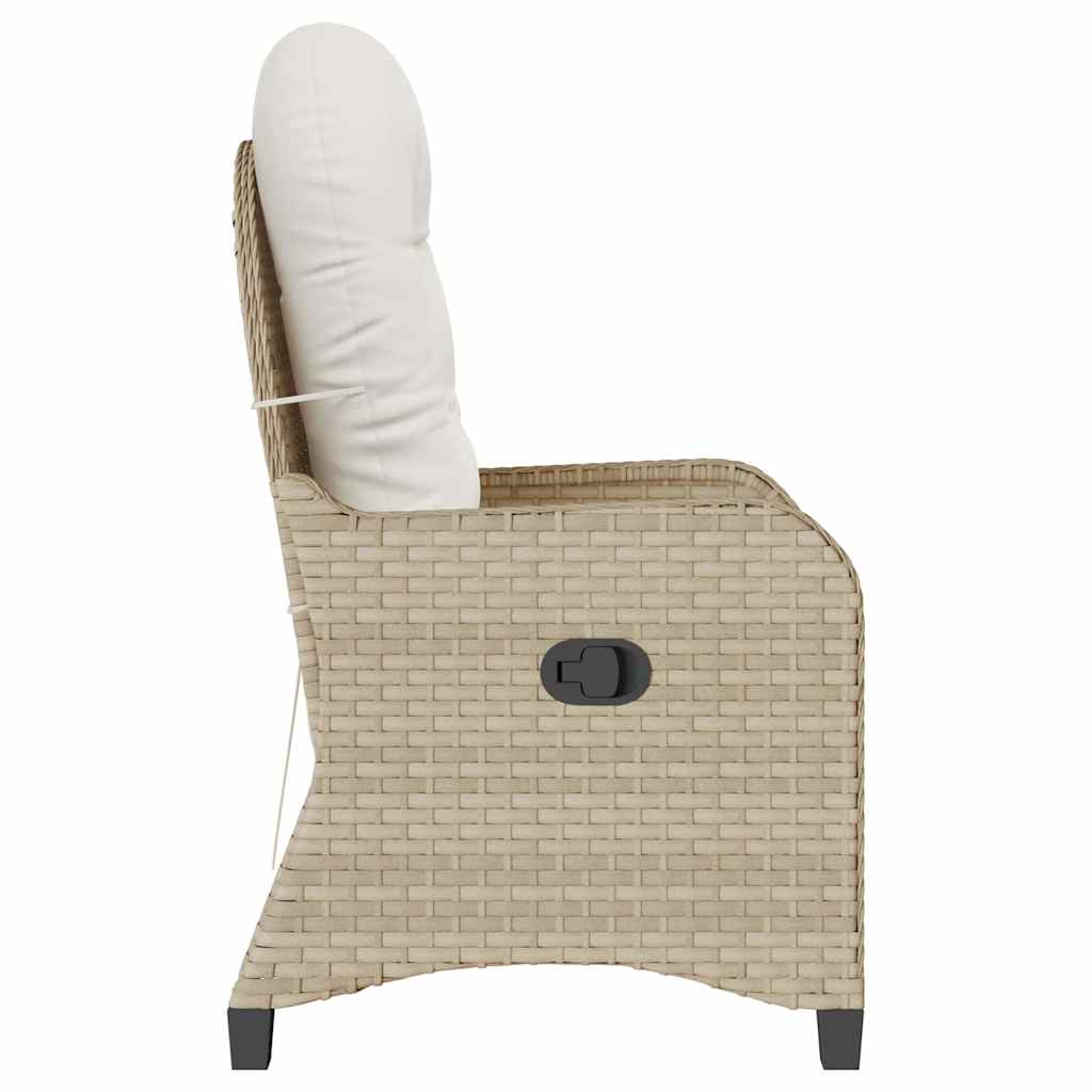 Reclinerstol Beige 56 x 66 x 95cm polyrotting