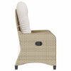 Reclinerstol Beige 56 x 66 x 95cm polyrotting