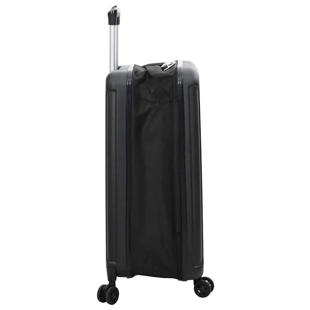 Koffert med lås Svart 34 x 23 x 55.5 cm ABS-plast