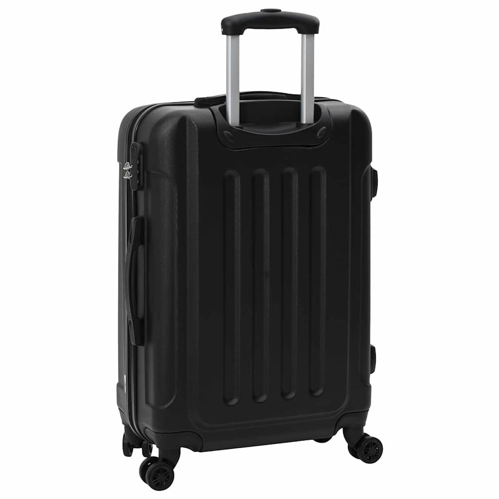 Koffert med lås 3 pcs Svart 50 x 31 x 78 cm ABS-plast