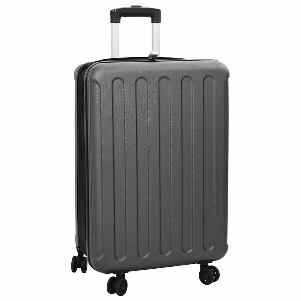 Koffert med lås Mørke grå 43 x 27 x 66 cm ABS-plast