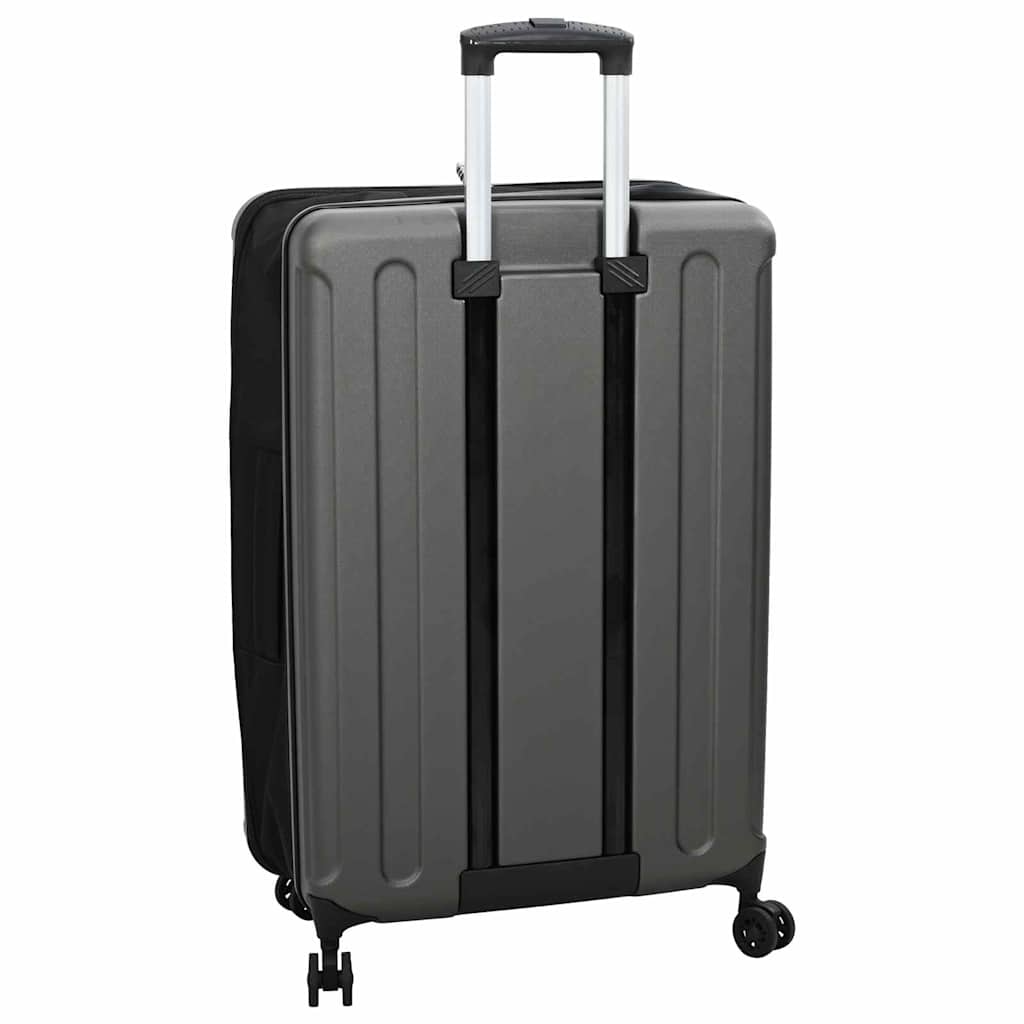 Koffert med lås Mørke grå 50 x 30 x 76 cm ABS-plast