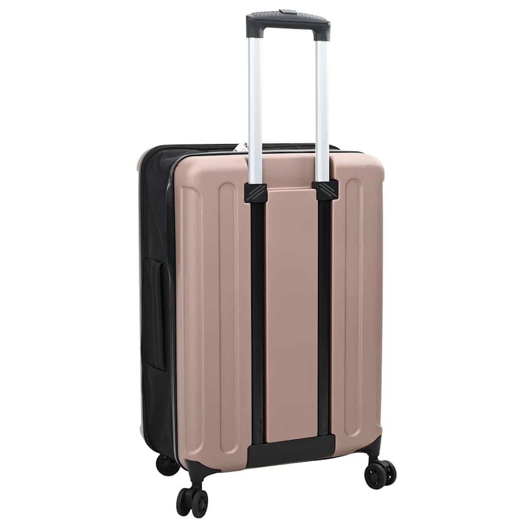 Koffert med lås rosegull 43 x 27 x 66 cm ABS-plast