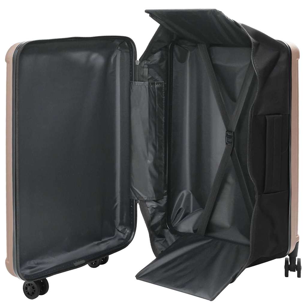 Koffert med lås rosegull 50 x 30 x 76 cm ABS-plast