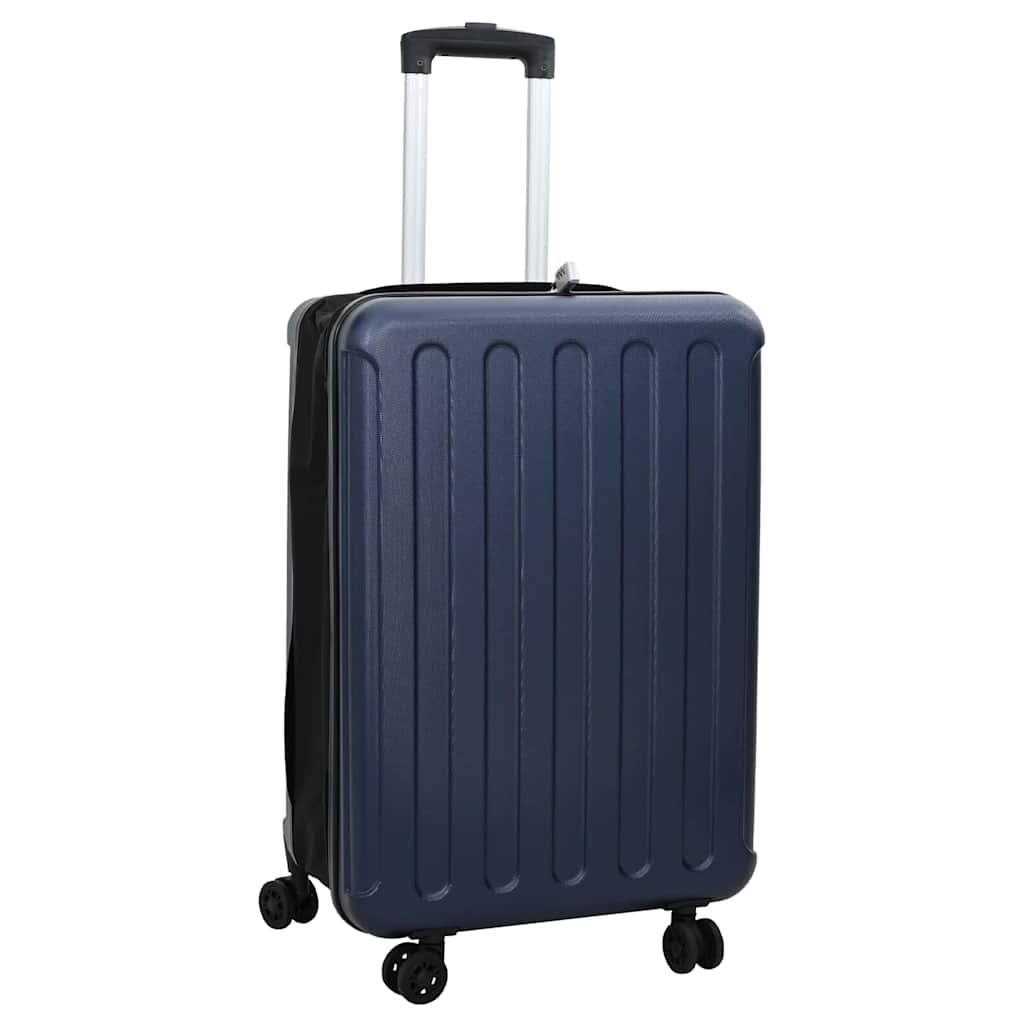 Koffert med lås Mørkblå 43 x 27 x 66 cm ABS-plast