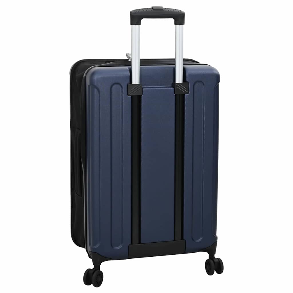 Koffert med lås Mørkblå 43 x 27 x 66 cm ABS-plast