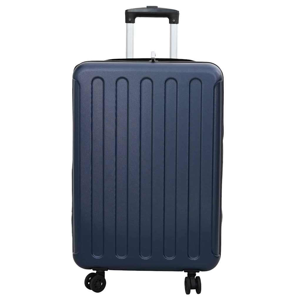 Koffert med lås Mørkblå 43 x 27 x 66 cm ABS-plast